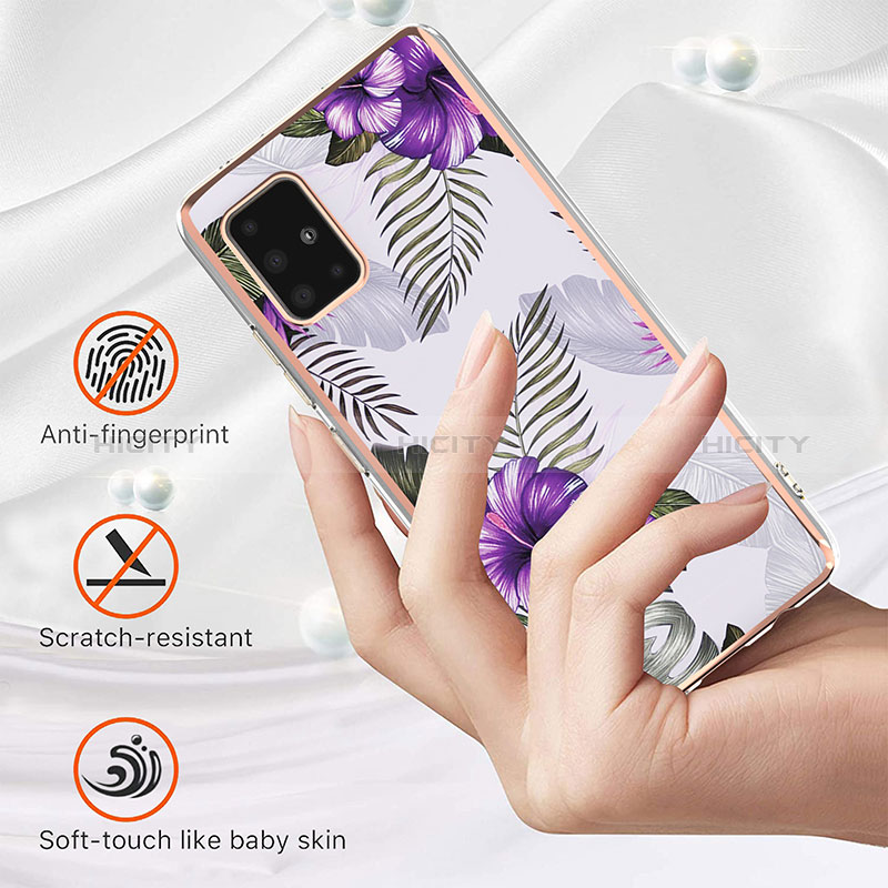 Coque Silicone Motif Fantaisie Souple Couleur Unie Etui Housse Y03B pour Samsung Galaxy A51 5G Plus