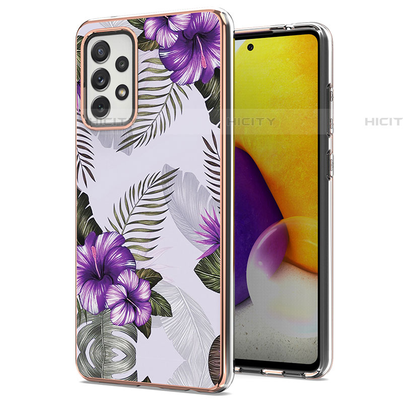 Coque Silicone Motif Fantaisie Souple Couleur Unie Etui Housse Y03B pour Samsung Galaxy A72 5G Plus