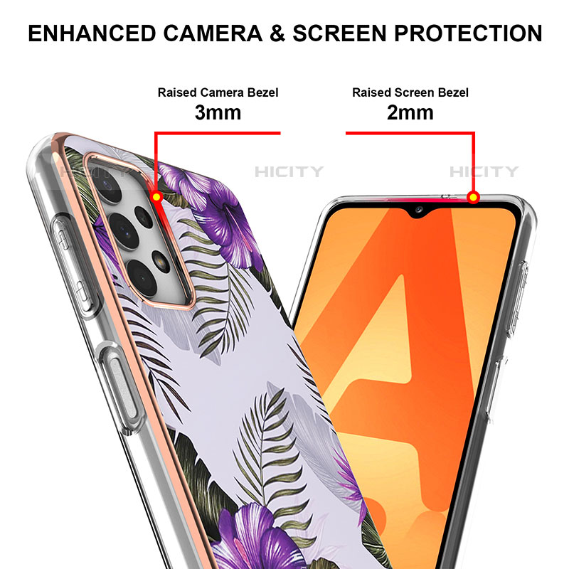 Coque Silicone Motif Fantaisie Souple Couleur Unie Etui Housse Y03B pour Samsung Galaxy M32 5G Plus