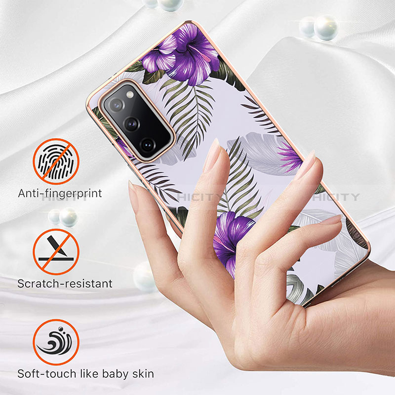 Coque Silicone Motif Fantaisie Souple Couleur Unie Etui Housse Y03B pour Samsung Galaxy S20 Lite 5G Plus