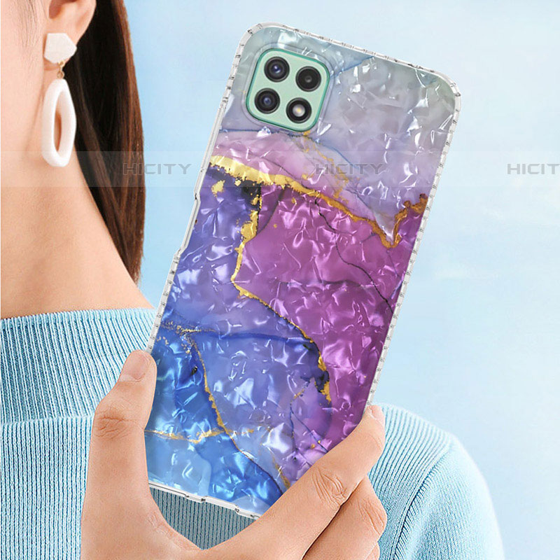 Coque Silicone Motif Fantaisie Souple Couleur Unie Etui Housse Y04B pour Samsung Galaxy F42 5G Plus