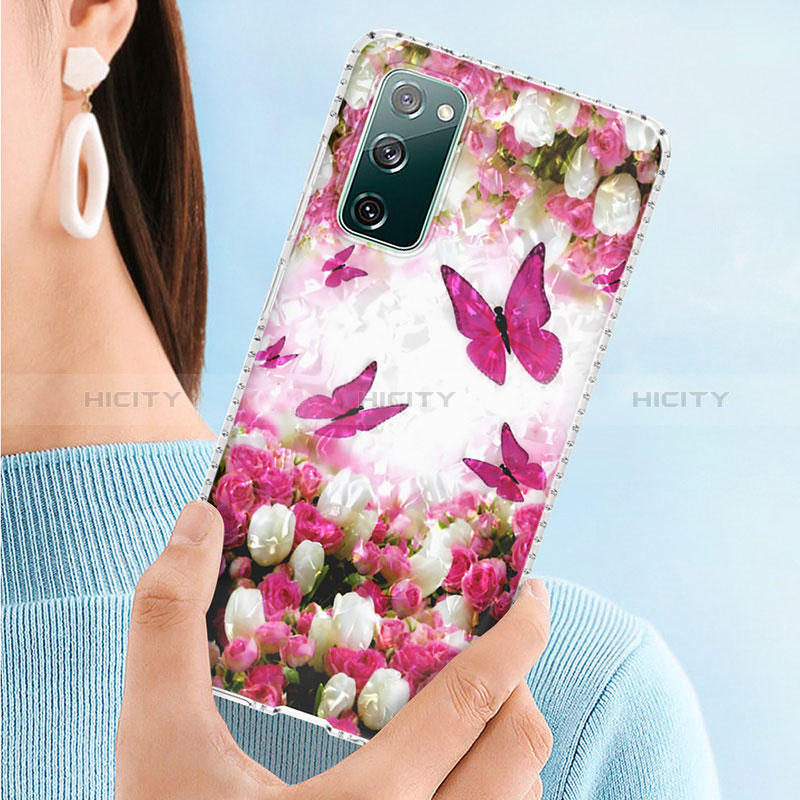 Coque Silicone Motif Fantaisie Souple Couleur Unie Etui Housse Y04B pour Samsung Galaxy S20 FE (2022) 5G Plus
