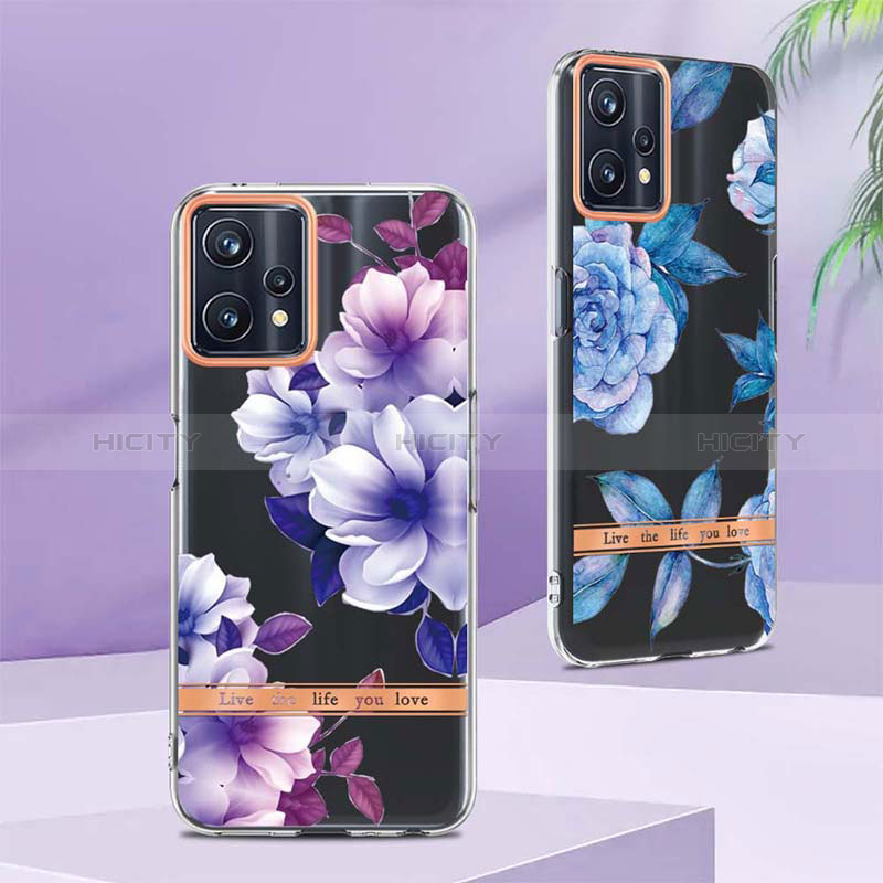 Coque Silicone Motif Fantaisie Souple Couleur Unie Etui Housse Y06B pour Realme 9 5G Plus