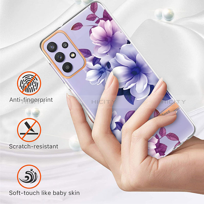Coque Silicone Motif Fantaisie Souple Couleur Unie Etui Housse Y06B pour Samsung Galaxy A23 5G Plus