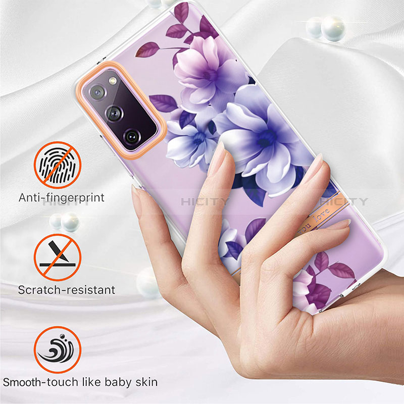 Coque Silicone Motif Fantaisie Souple Couleur Unie Etui Housse Y06B pour Samsung Galaxy S20 Lite 5G Plus