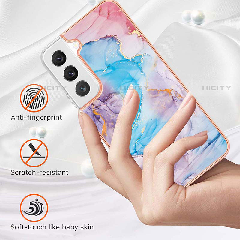 Coque Silicone Motif Fantaisie Souple Couleur Unie Etui Housse Y10B pour Samsung Galaxy S21 5G Plus
