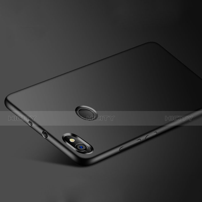 Coque Silicone Souple Couleur Unie Gel pour Xiaomi Redmi Note 5A High Edition Noir Plus
