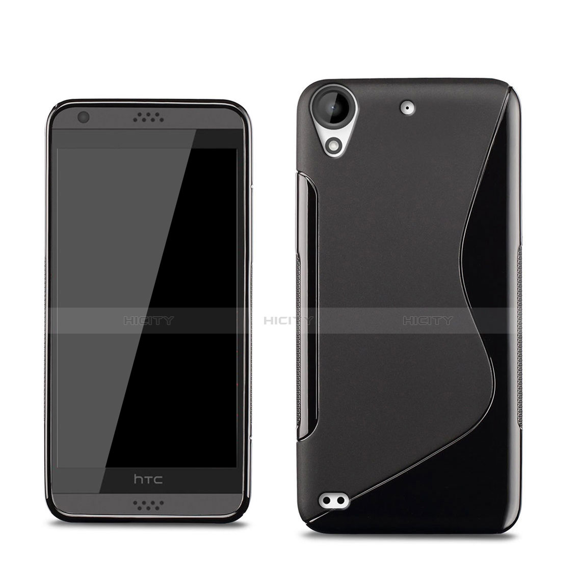 Coque Silicone Souple Vague S-Line pour HTC Desire 630 Noir Plus