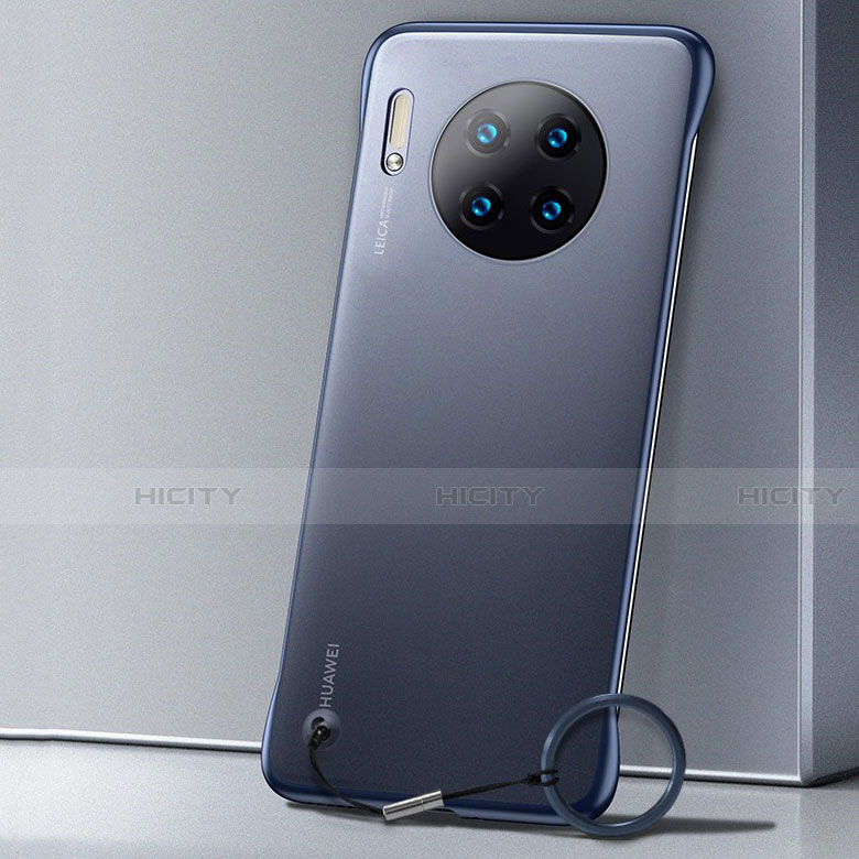 Coque Ultra Fine Mat Rigide Housse Etui Transparente pour Huawei Mate 30 5G Bleu Plus