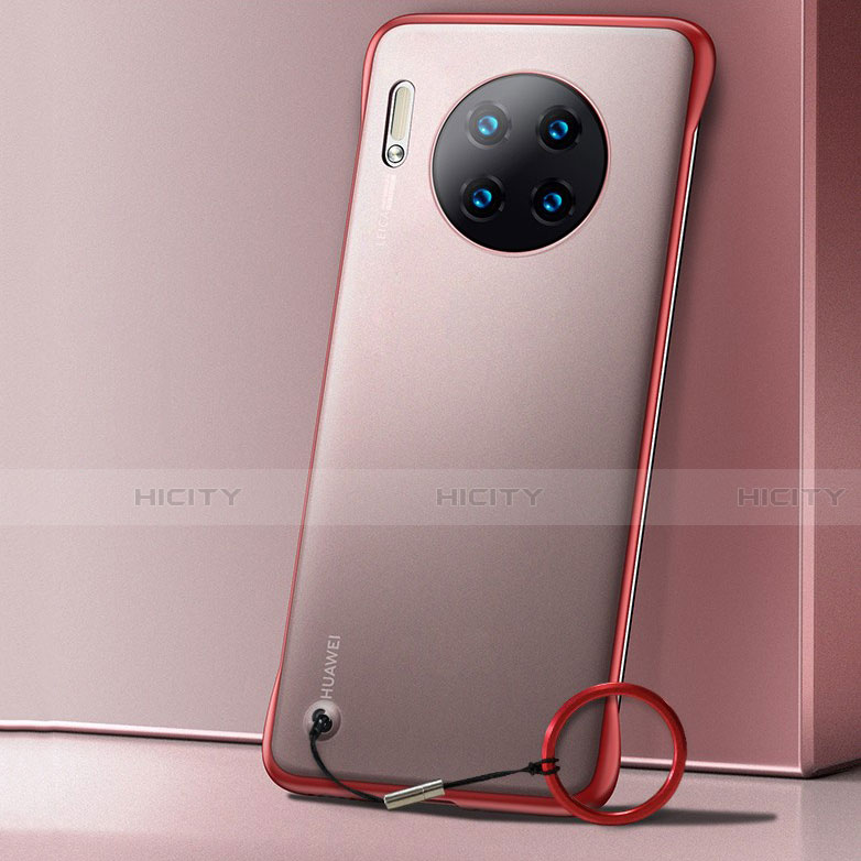 Coque Ultra Fine Mat Rigide Housse Etui Transparente pour Huawei Mate 30 Pro 5G Rouge Plus