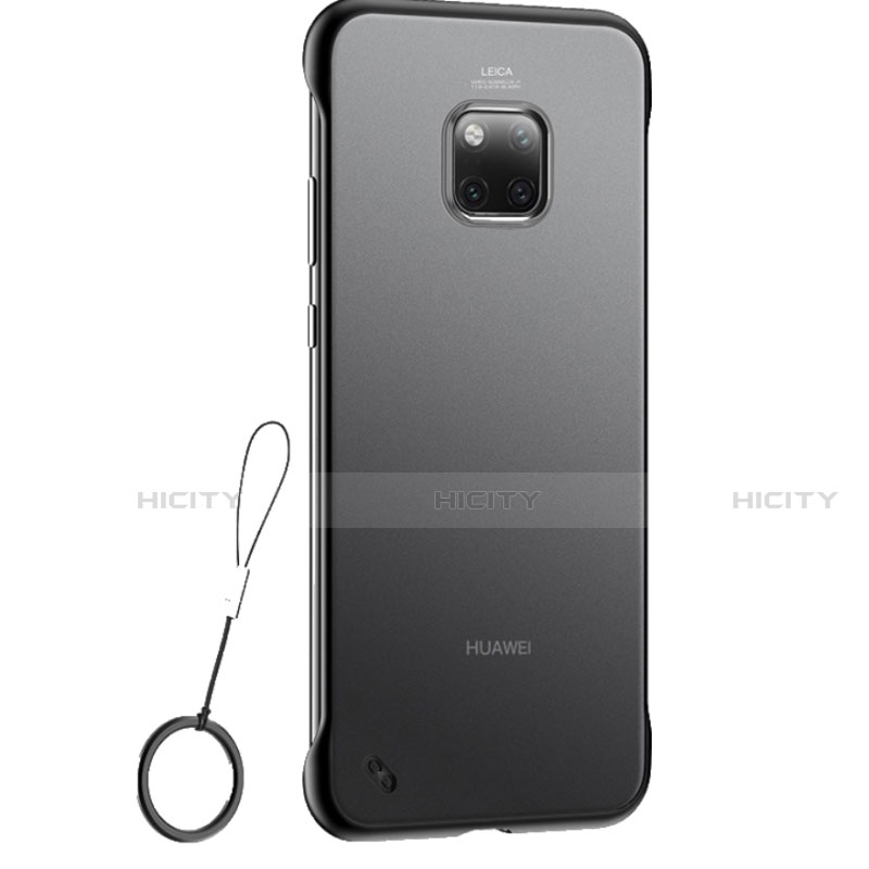 Coque Ultra Fine Plastique Rigide Etui Housse Transparente H01 pour Huawei Mate 20 Pro Noir Plus