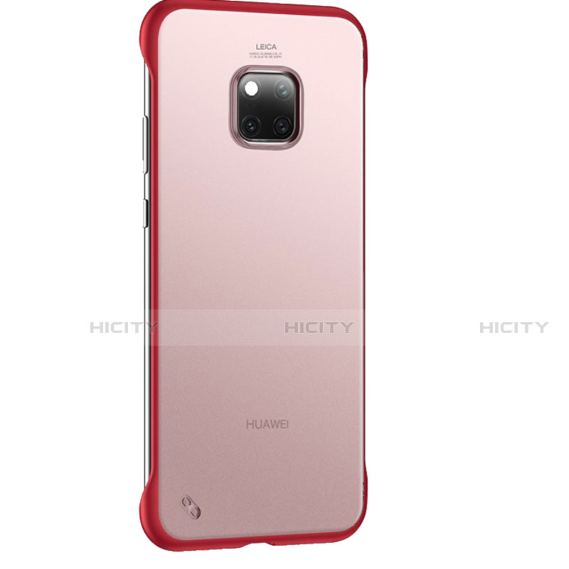 Coque Ultra Fine Plastique Rigide Etui Housse Transparente H01 pour Huawei Mate 20 Pro Rouge Plus