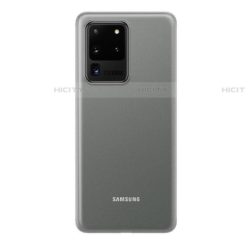 Coque Ultra Fine Plastique Rigide Etui Housse Transparente H01 pour Samsung Galaxy S20 Ultra 5G Blanc Plus