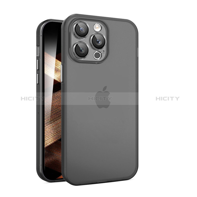 Coque Ultra Fine Plastique Rigide Etui Housse Transparente QC pour Apple iPhone 14 Pro Max Noir Plus