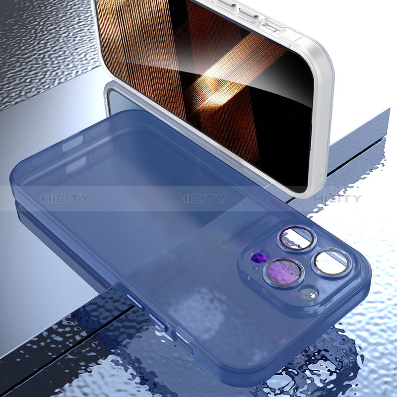 Coque Ultra Fine Plastique Rigide Etui Housse Transparente QC pour Apple iPhone 14 Pro Max Plus