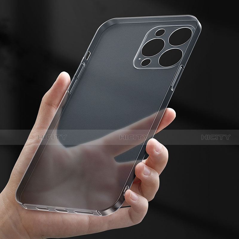 Coque Ultra Fine Plastique Rigide Etui Housse Transparente U01 pour Apple iPhone 13 Pro Max Plus