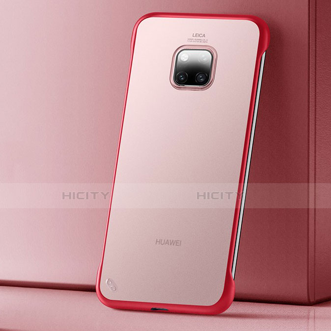 Coque Ultra Fine Plastique Rigide Etui Housse Transparente U01 pour Huawei Mate 20 Pro Rouge Plus