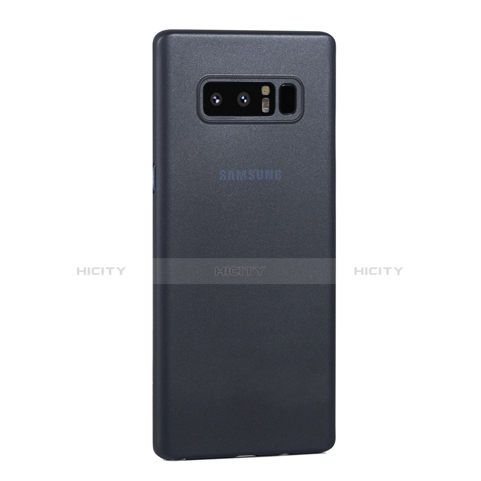 Coque Ultra Fine Plastique Rigide Etui Housse Transparente U01 pour Samsung Galaxy Note 8 Bleu Plus