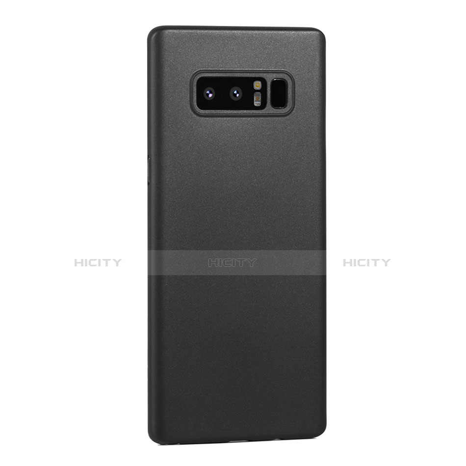 Coque Ultra Fine Plastique Rigide Etui Housse Transparente U01 pour Samsung Galaxy Note 8 Duos N950F Noir Plus