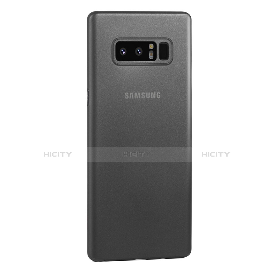 Coque Ultra Fine Plastique Rigide Etui Housse Transparente U01 pour Samsung Galaxy Note 8 Gris Plus