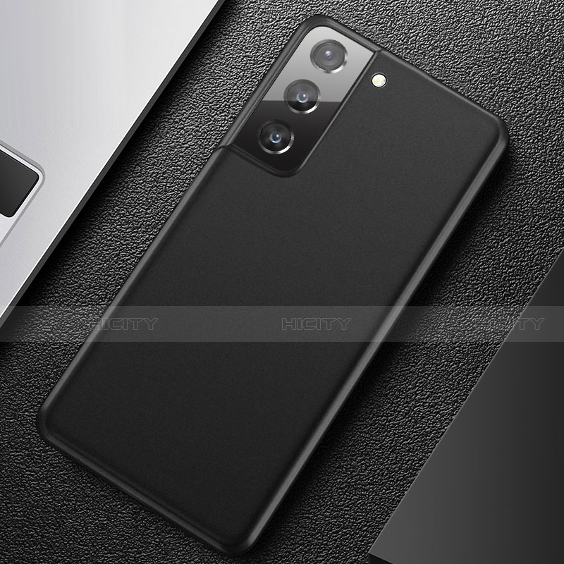 Coque Ultra Fine Plastique Rigide Etui Housse Transparente U01 pour Samsung Galaxy S21 5G Noir Plus