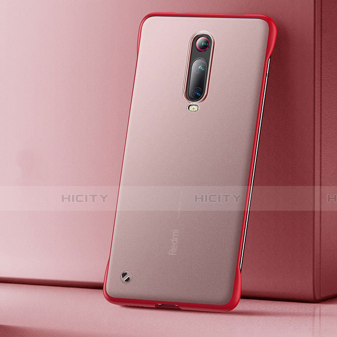 Coque Ultra Fine Plastique Rigide Etui Housse Transparente U01 pour Xiaomi Mi 9T Pro Rouge Plus