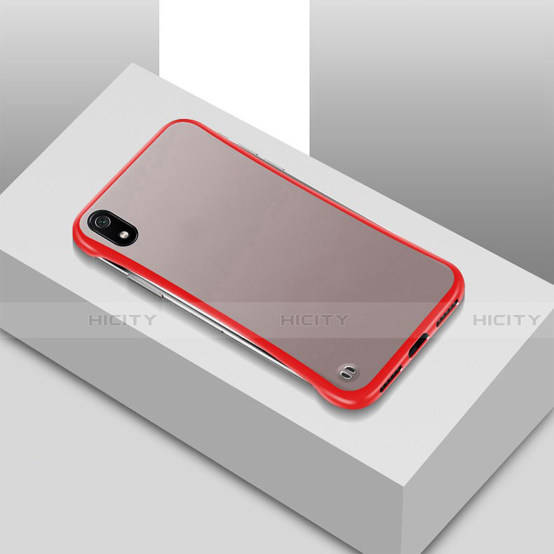 Coque Ultra Fine Plastique Rigide Etui Housse Transparente U01 pour Xiaomi Redmi 7A Rouge Plus