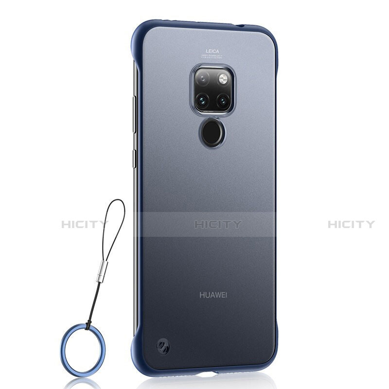 Coque Ultra Fine Plastique Rigide Etui Housse Transparente U03 pour Huawei Mate 20 Bleu Plus