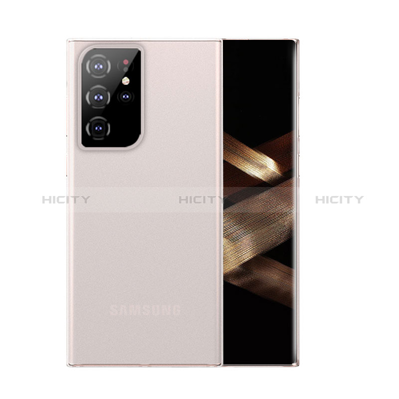 Coque Ultra Fine Plastique Rigide Etui Housse Transparente U03 pour Samsung Galaxy S24 Ultra 5G Blanc Plus