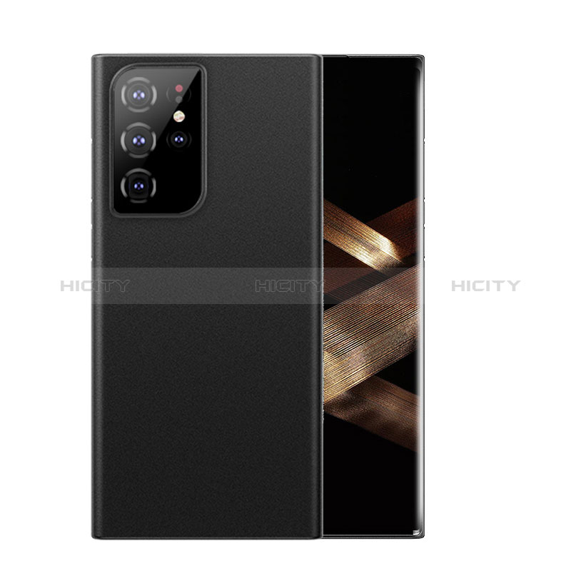 Coque Ultra Fine Plastique Rigide Etui Housse Transparente U03 pour Samsung Galaxy S24 Ultra 5G Noir Plus