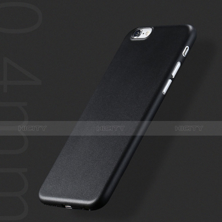 Coque Ultra Fine Plastique Rigide Mat pour Apple iPhone 6 Noir Plus
