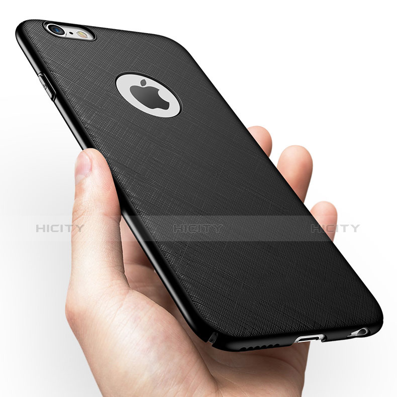 Coque Ultra Fine Plastique Rigide pour Apple iPhone 6 Noir Plus