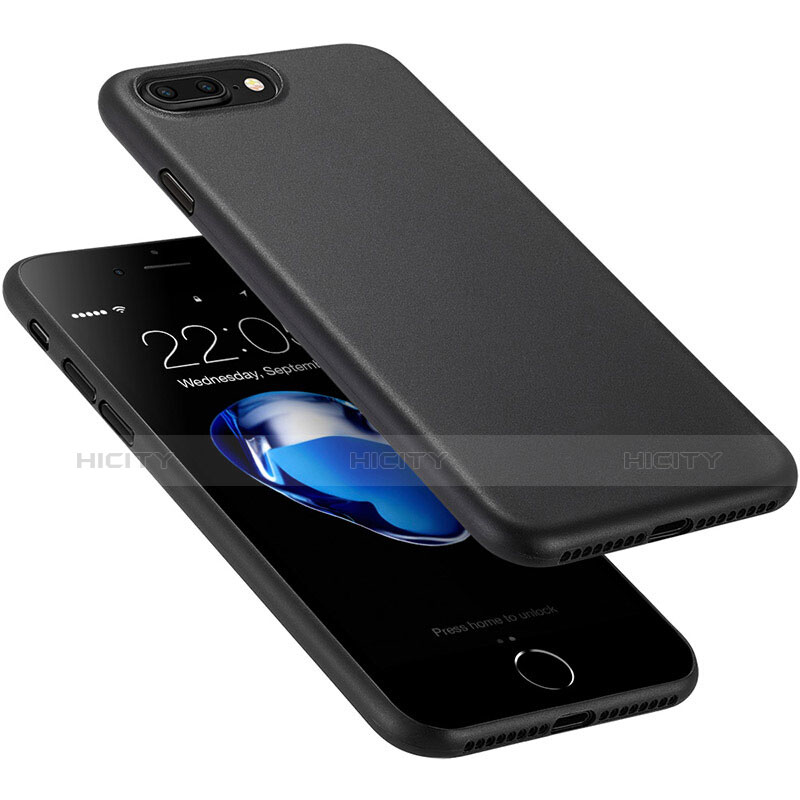 Coque Ultra Fine Plastique Rigide pour Apple iPhone 7 Plus Noir Plus