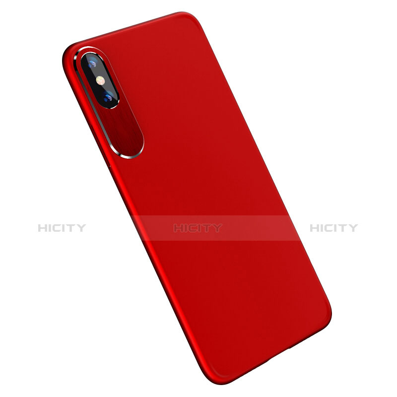 Coque Ultra Fine Plastique Rigide pour Apple iPhone Xs Rouge Plus