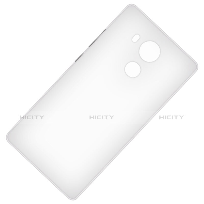 Coque Ultra Fine Plastique Rigide Transparente pour Huawei Mate 8 Gris Plus