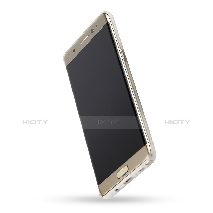 Coque Ultra Fine Plastique Rigide Transparente pour Samsung Galaxy Note 7 Blanc Plus