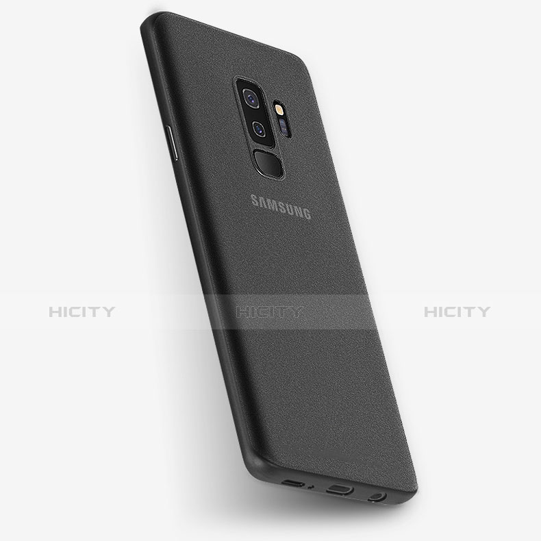 Coque Ultra Fine Plastique Rigide Transparente T01 pour Samsung Galaxy S9 Plus Noir Plus