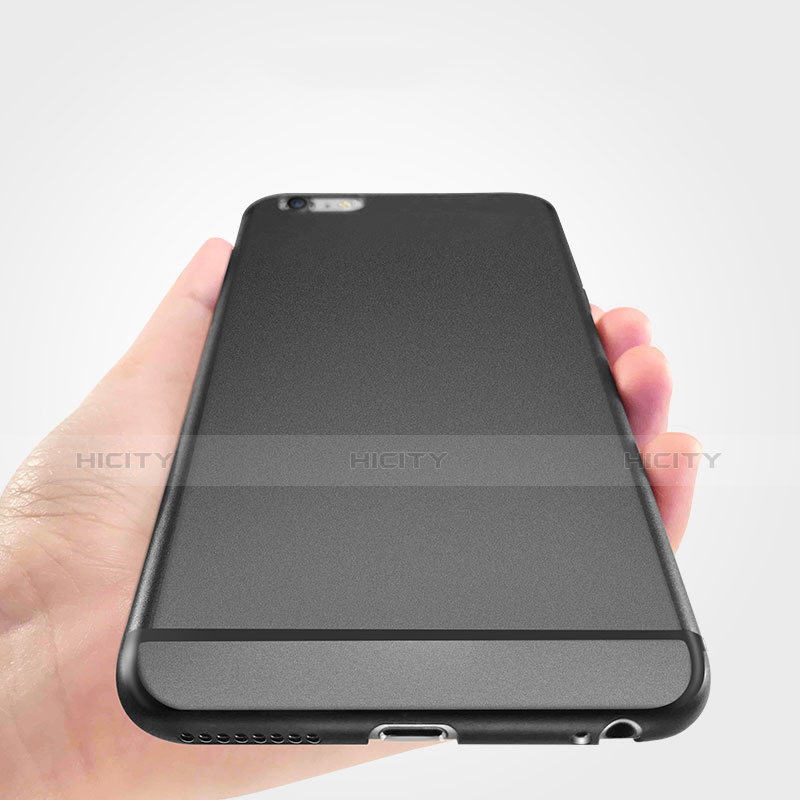 Coque Ultra Fine Plastique Rigide U01 pour Apple iPhone 6S Plus Noir Plus