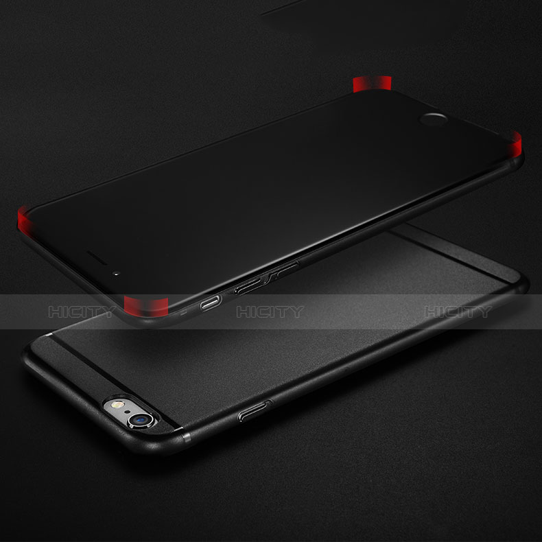 Coque Ultra Fine Plastique Rigide U01 pour Apple iPhone 6S Plus Noir Plus