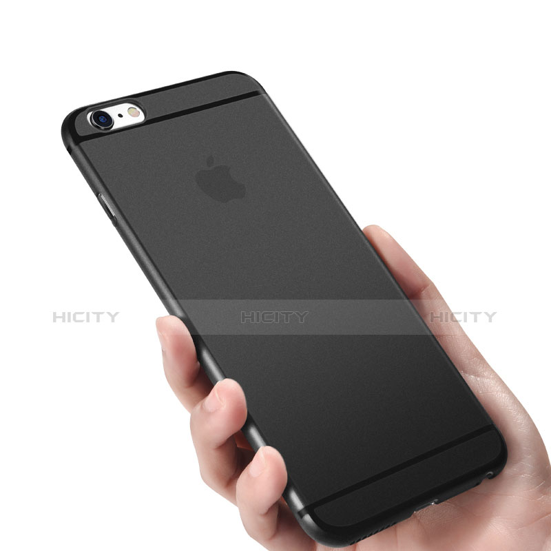 Coque Ultra Fine Plastique Rigide U02 pour Apple iPhone 6 Noir Plus