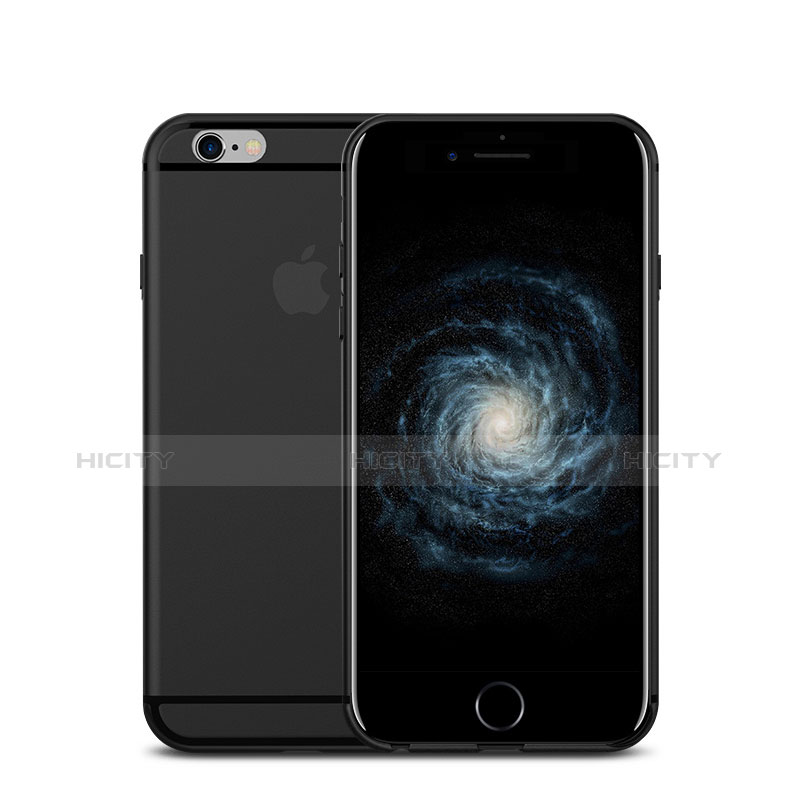 Coque Ultra Fine Plastique Rigide U02 pour Apple iPhone 6 Noir Plus