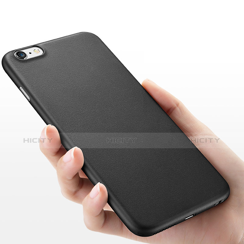 Coque Ultra Fine Plastique Rigide U03 pour Apple iPhone 6S Noir Plus