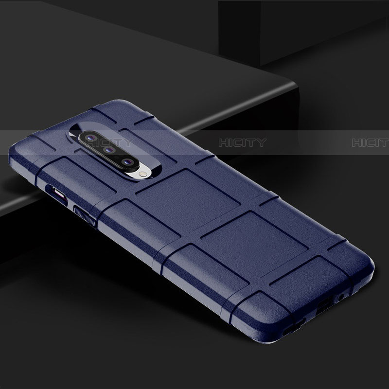 Coque Ultra Fine Silicone Souple 360 Degres Housse Etui C01 pour OnePlus 8 Bleu Plus