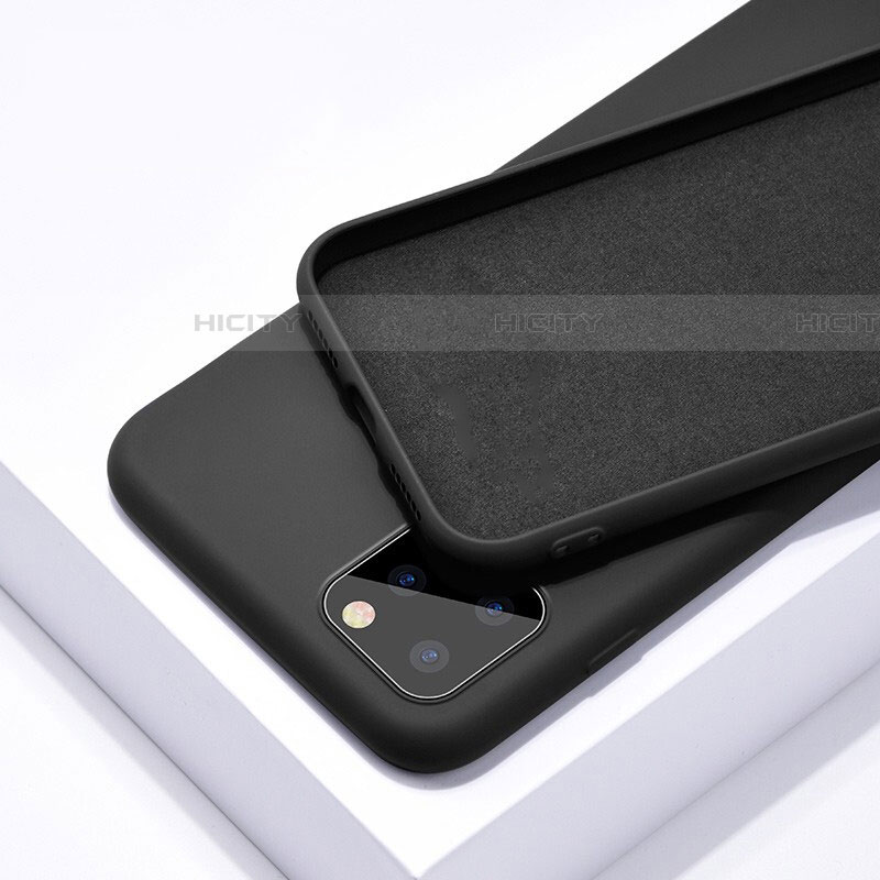 Coque Ultra Fine Silicone Souple 360 Degres Housse Etui C02 pour Apple iPhone 11 Pro Max Noir Plus