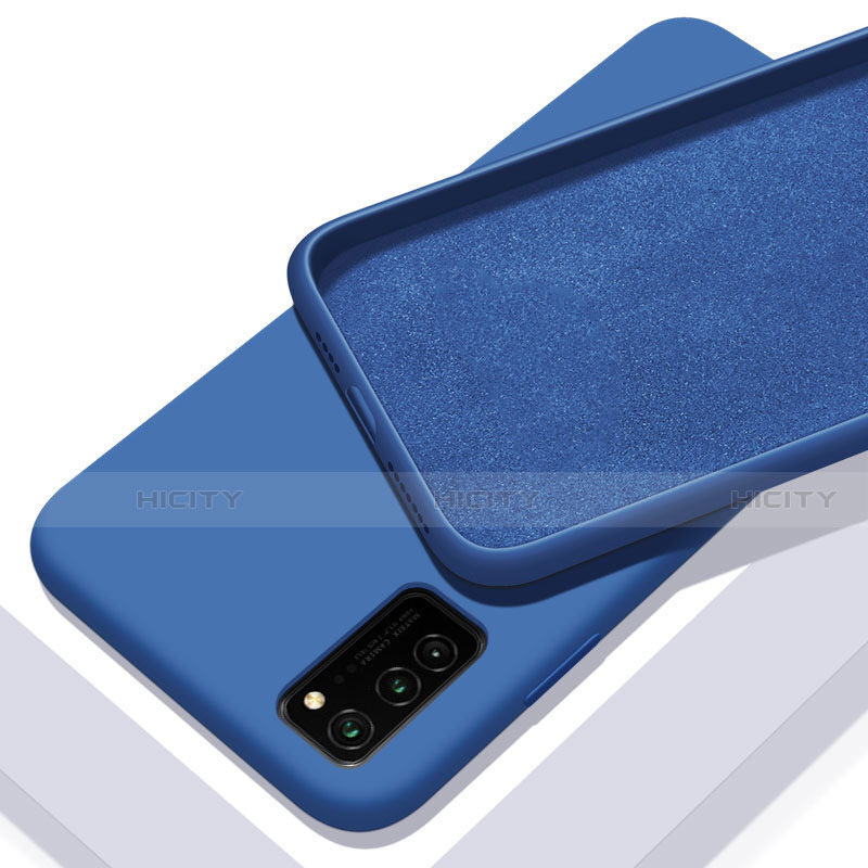 Coque Ultra Fine Silicone Souple 360 Degres Housse Etui C02 pour Huawei Honor View 30 5G Bleu Plus