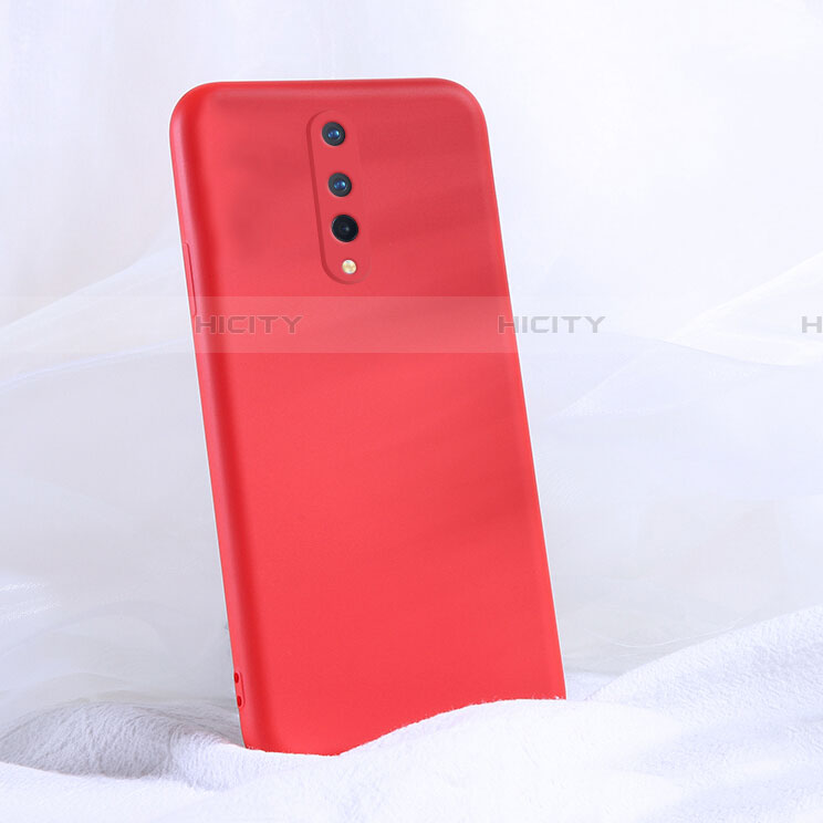 Coque Ultra Fine Silicone Souple 360 Degres Housse Etui C02 pour OnePlus 8 Rouge Plus