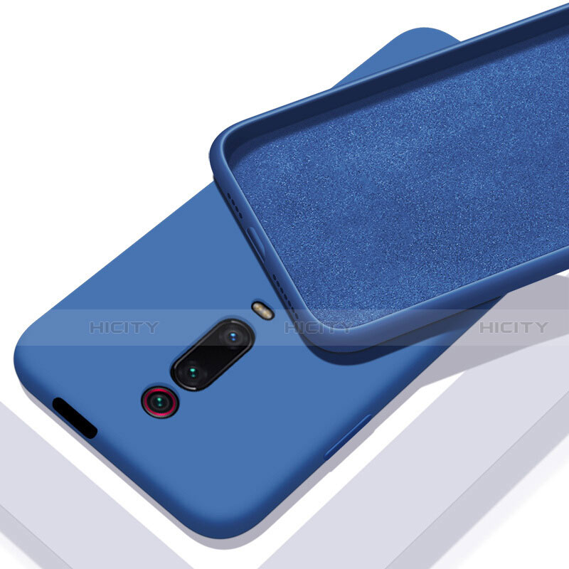 Coque Ultra Fine Silicone Souple 360 Degres Housse Etui C02 pour Xiaomi Mi 9T Bleu Plus