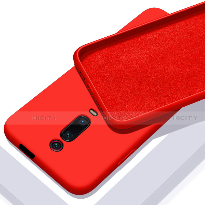 Coque Ultra Fine Silicone Souple 360 Degres Housse Etui C02 pour Xiaomi Mi 9T Pro Rouge Plus