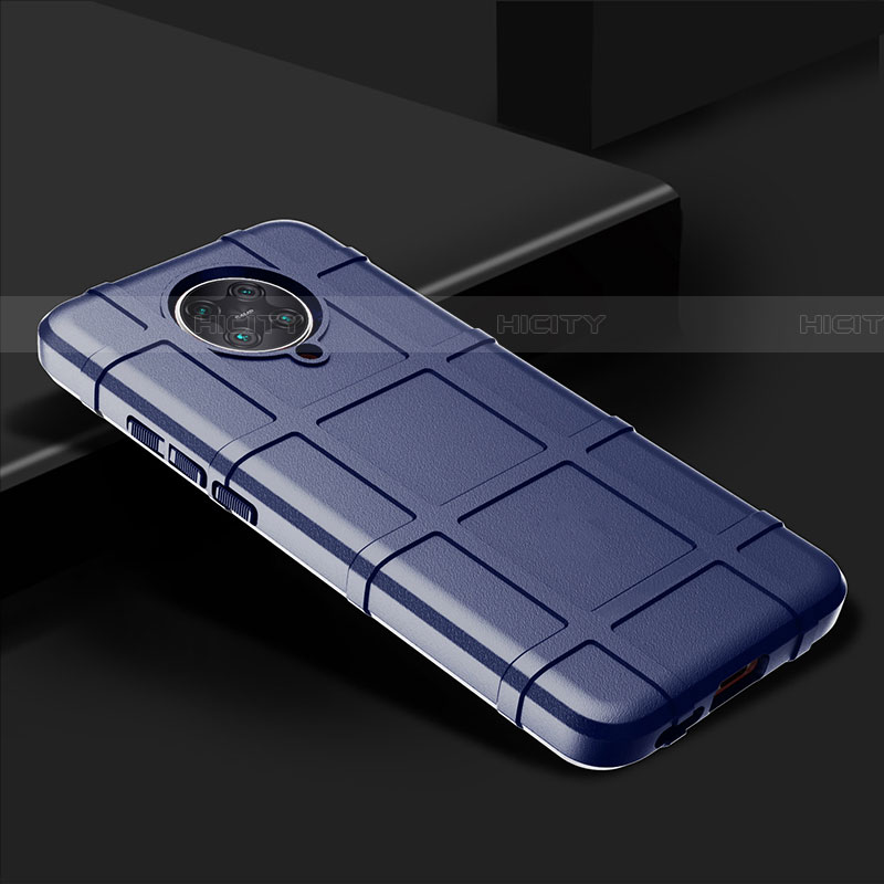 Coque Ultra Fine Silicone Souple 360 Degres Housse Etui C02 pour Xiaomi Redmi K30 Pro 5G Bleu Plus