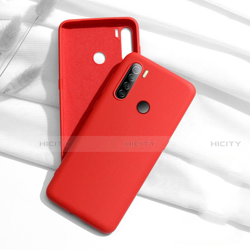 Coque Ultra Fine Silicone Souple 360 Degres Housse Etui C02 pour Xiaomi Redmi Note 8 (2021) Rouge Plus
